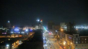 Weather camera view of Akron Beacon Journal.