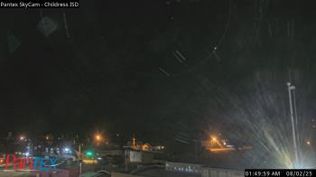 Weather camera view of Childress ISD.