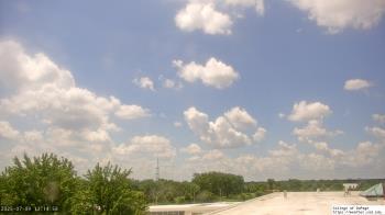 Weather camera view of College of DuPage.
