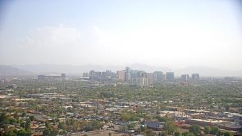 Weather camera view of Phoenix Children`s Hospital.