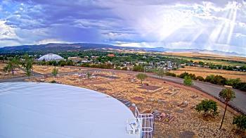 Weather camera view of Round Valley HS 7100 ft elev.