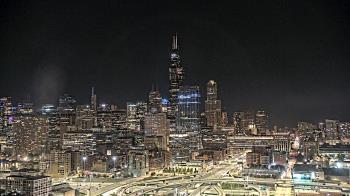 Weather camera view of UIC - University of Illinois Chicago.