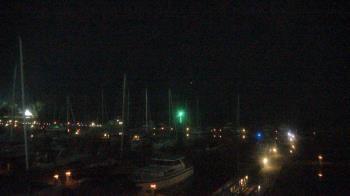 Weather camera view of Waukegan Harbor and Marina.